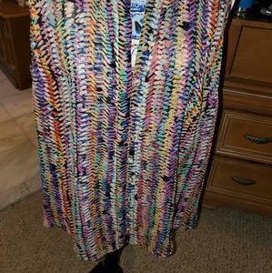 Liz Claiborne Tops - Liz Clairborne colorful semi sheer tank Liz Claiborne Tops - Liz Clairborne colorful semi sheer tank
